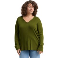 TOM TAILOR PLUS Strickpullover, mit Ziernaht von Tom Tailor Plus
