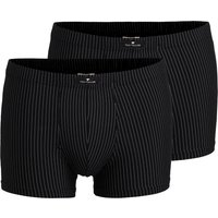 TOM TAILOR Boxershorts "Alaska" Packung, 2er Pack, 2 tlg., bequem, weich, eng, Streifendesign, Logo, breiter Bund von Tom Tailor