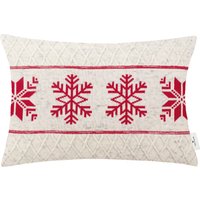 TOM TAILOR HOME Dekokissen "Scandi Snowflake" von Tom Tailor Home