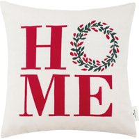 TOM TAILOR HOME Dekokissen "Xmas Home", Kissenhülle ohne Füllung, 1 Stück von Tom Tailor Home