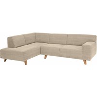 TOM TAILOR HOME Ecksofa "NORDIC PURE", mit Ottomane, im Retrolook, Füße Buche natur von Tom Tailor Home