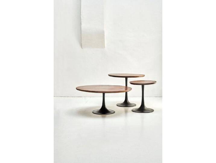 TOM TAILOR HOME Beistelltisch T-MODERN COUCH TABLE MEDIUM, mit eingelassenem TOM TAILOR Button, braun TOM TAILOR HOME Beistelltisch T-MODERN COUCH TABLE MEDIUM, mit eingelassenem TOM TAILOR Button, braun von Tom-Tailor