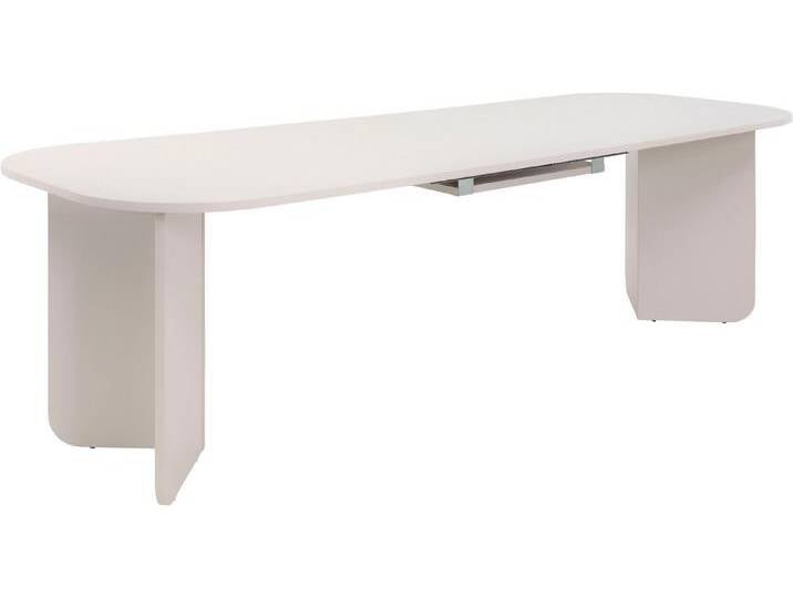 TOM TAILOR HOME Esstisch ROUNDED TABLE, mit gerundeten Ecken. Fest 180 cm oder ausziehbar auf 260 cm, grau von Tom-Tailor