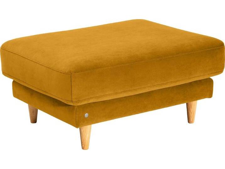 TOM TAILOR HOME Hocker, Füße Eiche natur, Breite 112 cm, gelb, ochre TSV 5 von Tom-Tailor