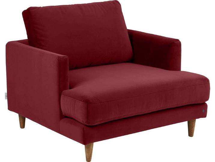 TOM TAILOR HOME Loungesessel WESTCOAST, mit schmalen Armlehnen, Breite 100 cm, rot, carmine TSV 113 von Tom-Tailor