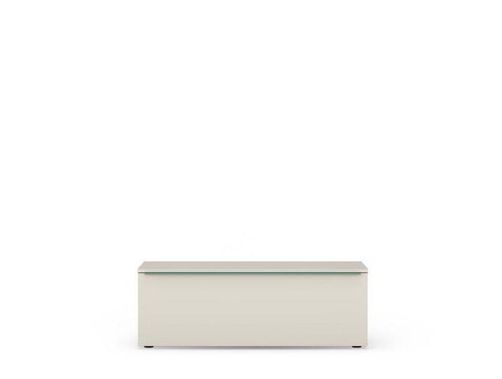TOM TAILOR HOME Lowboard COLOR PUZZLE 01 – Klappe mit farbigem Griff und Füßen (optional), Breite 1100 mm – Stauraum mit besonderem Farbkick, grün von Tom-Tailor