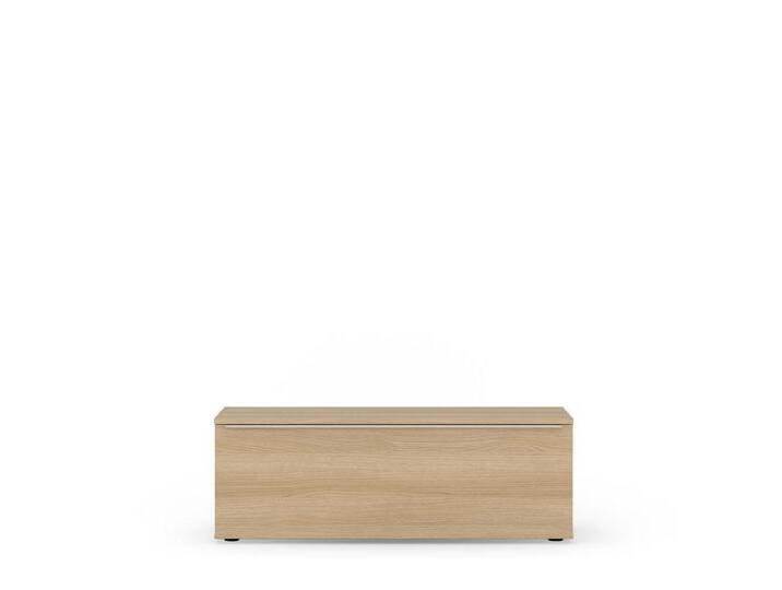 TOM TAILOR HOME Lowboard COLOR PUZZLE 01 – Klappe mit farbigem Griff und Füßen (optional), Breite 1100 mm – Stauraum mit besonderem Farbkick, weiß von Tom-Tailor