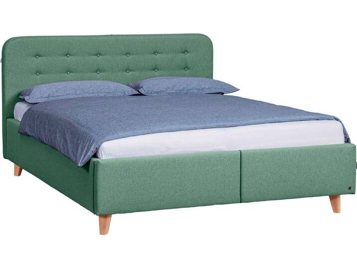 TOM TAILOR HOME Polsterbett NORDIC STORAGE, Stauraumbett mit Knopfheftung im Kopfteil, Füße Buche natur, blau, H2 , H2, mint TBO 53 TOM TAILOR HOME Polsterbett NORDIC STORAGE, Stauraumbett mit Knopfheftung im Kopfteil, Füße Buche natur, blau, H2 , H2, mint TBO 53 von Tom-Tailor