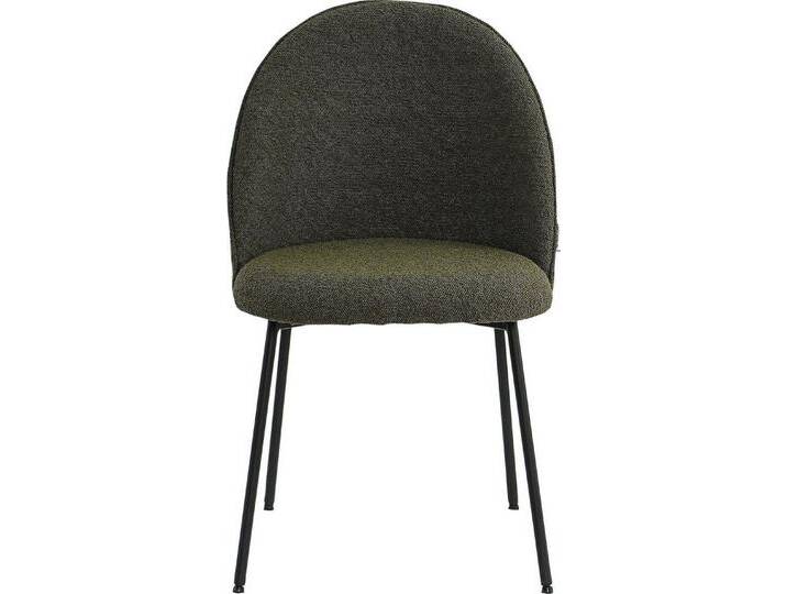 TOM TAILOR HOME Polsterstuhl (Set, 2 St), mit abgerundeter Rückenlehne, grün schwarz von Tom-Tailor