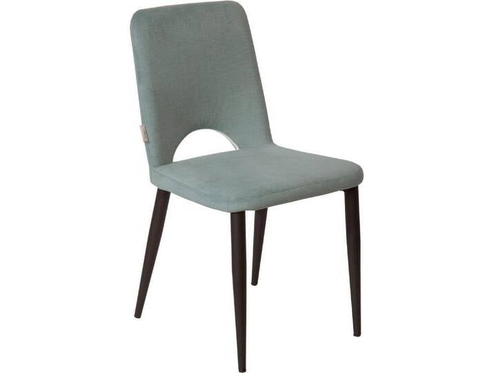 TOM TAILOR HOME Polsterstuhl T-VELVET CHAIR (Set, 2 St), grau, celadon STC 3 von Tom-Tailor