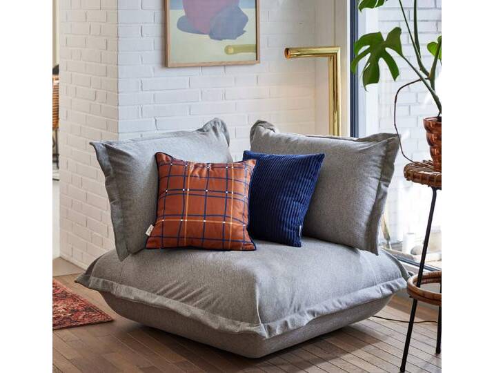TOM TAILOR HOME Sofa-Eckelement CUSHION als Sessel oder Elementgruppe, Kissenform, elephant GCP29 (Mit Holzverbinder, um es mit anderen Elementen zu verknüpfen), hochwertig verarbeitet, lässiger Sitzkomf., Kaltschaum soft von Tom-Tailor
