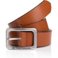 TOM TAILOR Ledergürtel "TTEVE", 4 cm breiter Damen Ledergürtel, kalssiches Must-Have TOM TAILOR Ledergürtel "TTEVE", 4 cm breiter Damen Ledergürtel, kalssiches Must-Have von Tom Tailor