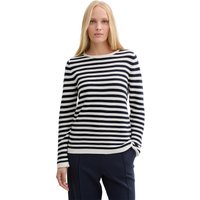 TOM TAILOR Rundhalspullover, aus Rippstrick von Tom Tailor