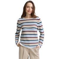 TOM TAILOR Rundhalspullover aus Rippstrick von Tom Tailor