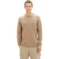 TOM TAILOR Rundhalspullover mit Logostickerei TOM TAILOR Rundhalspullover mit Logostickerei von Tom Tailor