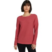 TOM TAILOR Rundhalspullover aus Rippstrick von Tom Tailor