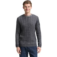 TOM TAILOR Rundhalspullover mit Rippbündchen TOM TAILOR Rundhalspullover mit Rippbündchen von Tom Tailor