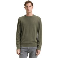 TOM TAILOR Rundhalspullover mit Logostickerei TOM TAILOR Rundhalspullover mit Logostickerei von Tom Tailor