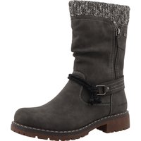 TOM TAILOR Stiefel, Blockabsatz, Kurzstiefel in Bequemweite G (= weit) von Tom Tailor