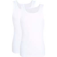 TOM TAILOR Tanktop "Montana" 2er Pack, Rundhalsausschnitt, slim fit, basic, elastisch, hüftbedeckend von Tom Tailor