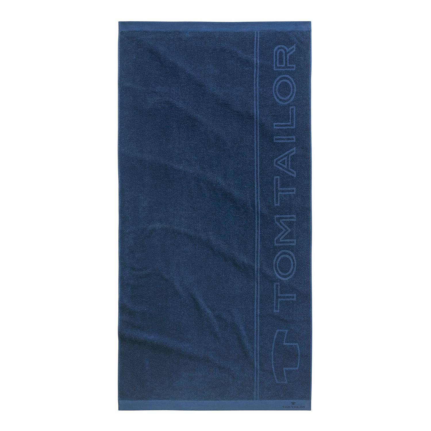 Tom Tailor Saunatuch Beach Towels Dunkelblau Baumwollstoff 90x180 cm (BxT) von Tom Tailor