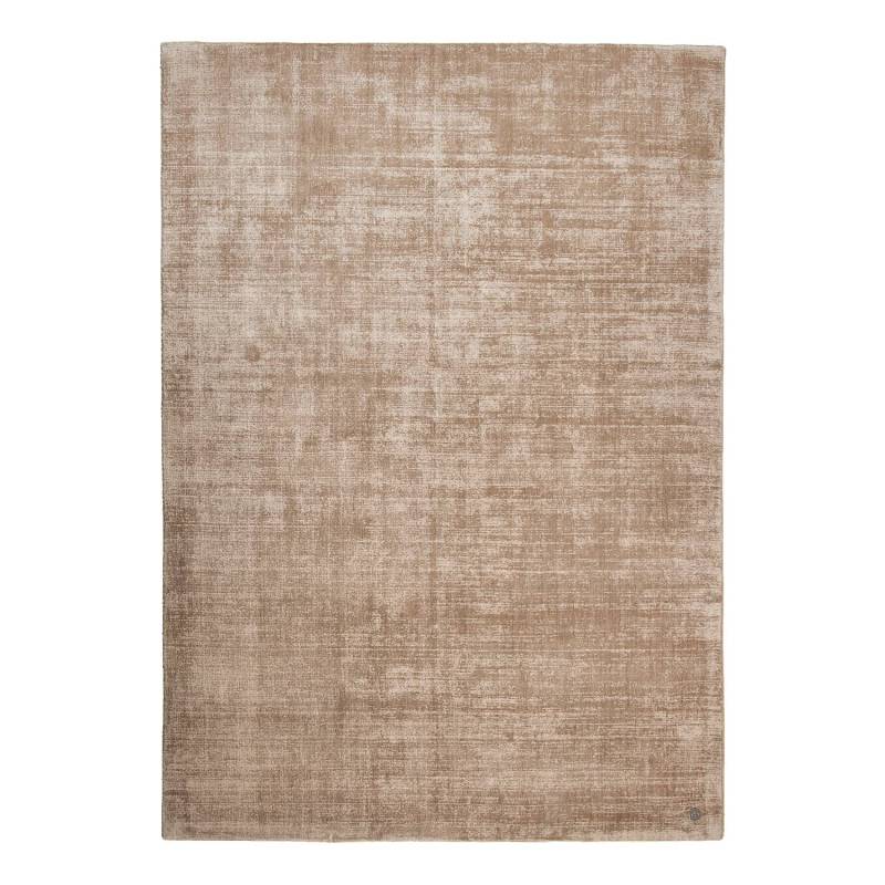 Tom Tailor Teppich Shine Uni Latte Macchiato Rechteckig 140x200 cm (BxT) Modern Kunstfaser von Tom Tailor