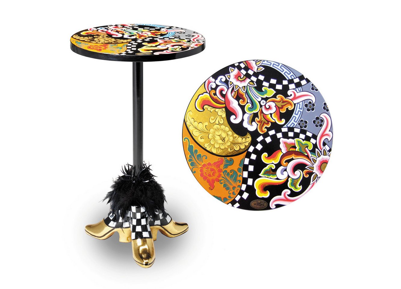 Tom`s Drag Beistelltisch Beistelltisch "Flower", handgefertigt und handbemalt Tom`s Drag Beistelltisch Beistelltisch "Flower", handgefertigt und handbemalt von Tom`s Drag