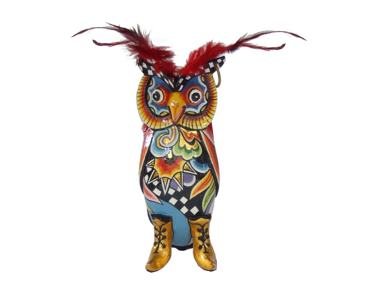 Tom`s Drag Skulptur Eule Hugo (S) (1 St), Perfekt zu jedem Anlass, Geburtstag, Weihnachten, Sammelfigur von Tom`s Drag