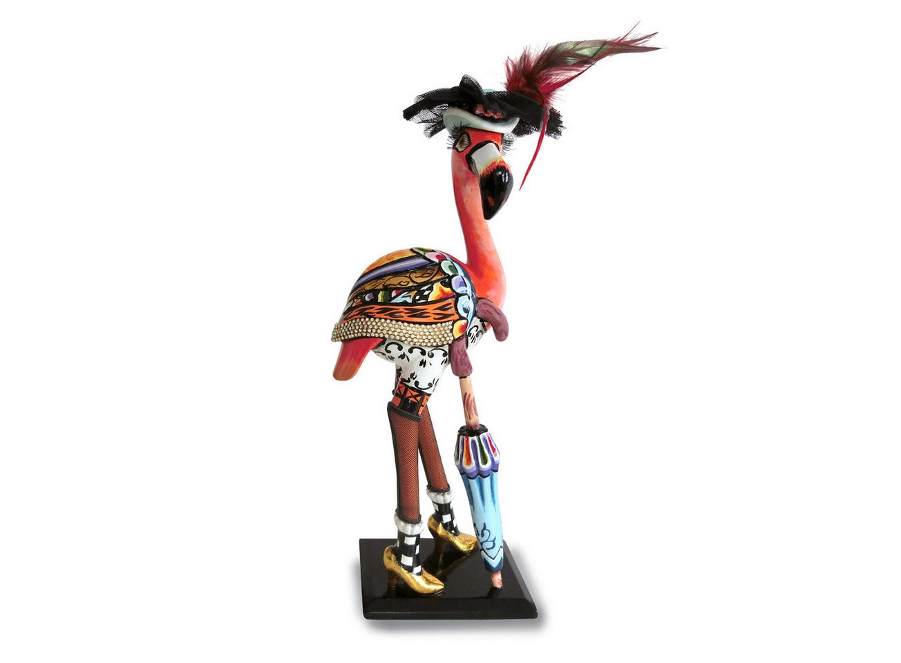 Tom`s Drag Skulptur Flamingo Felicity (S), perfekt zu jedem Anlass, Geburtstag, Weihnachten. Sammelfigur von Tom`s Drag