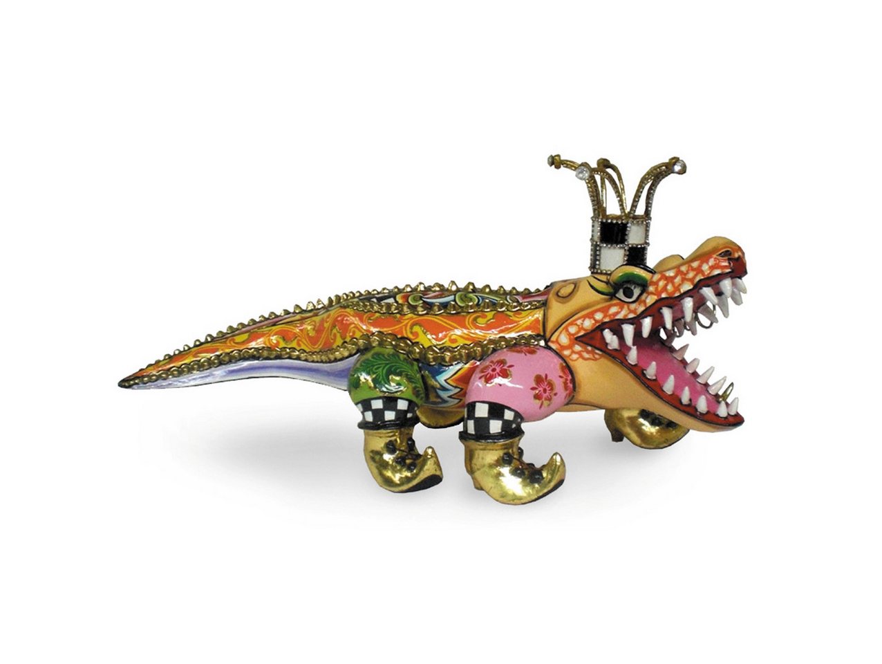Tom`s Drag Skulptur Toms Drag Alligator Francesco (1 St), perfekt zu jedem Anlass, Geburtstag, Weihnachten. Sammelfigur von Tom`s Drag