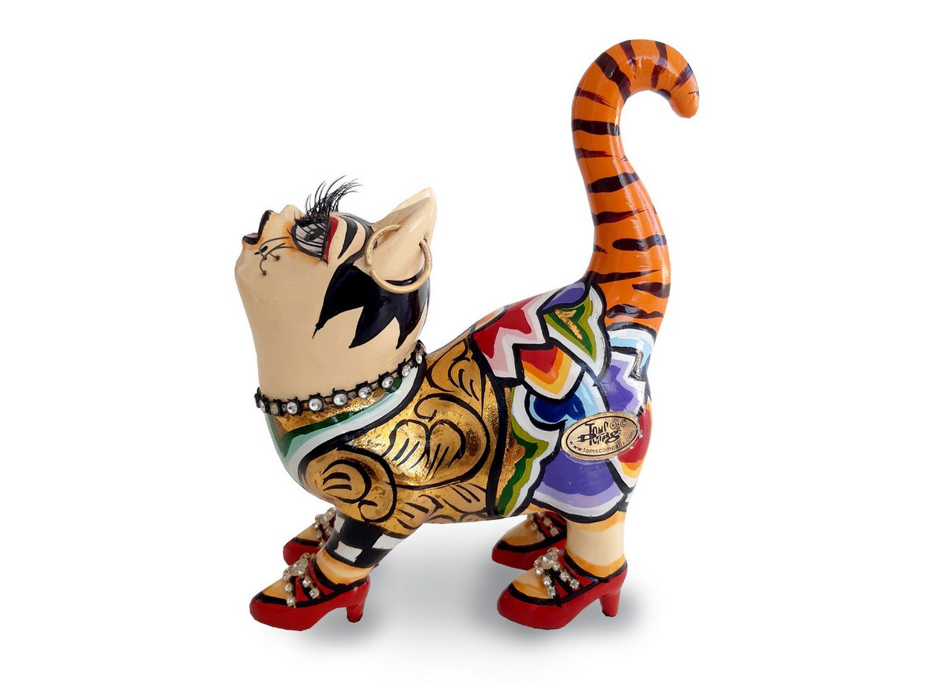 Tom`s Drag Tierfigur Kitty (S), perfekt zu jedem Anlass, Geburtstag, Weihnachten. Sammelfigur von Tom`s Drag