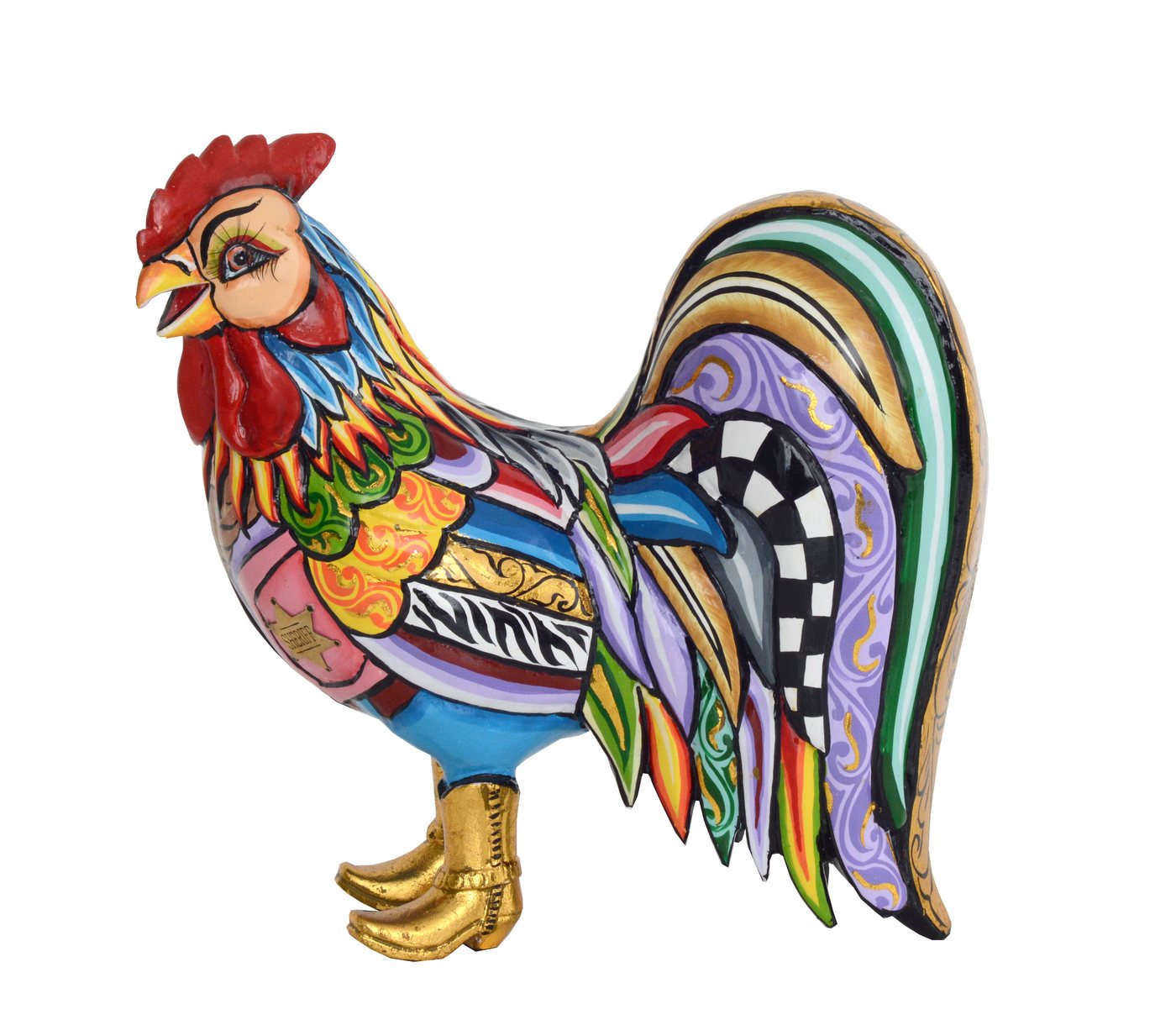 Tom`s Drag Tierfigur Tom`s Drag Hahn Pat (L), perfekt zu jedem Anlass, Geburtstag, Weihnachten. Sammelfigur von Tom`s Drag