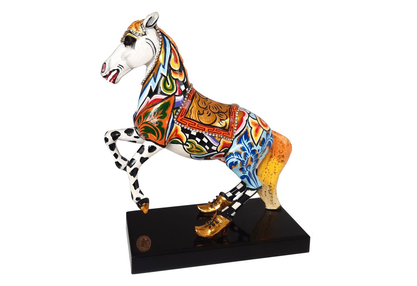 Tom`s Drag Tierfigur Tom`s Drag Pferd "White Champion (M)", perfekt zu jedem Anlass, Geburtstag, Weihnachten. Sammelfigur von Tom`s Drag