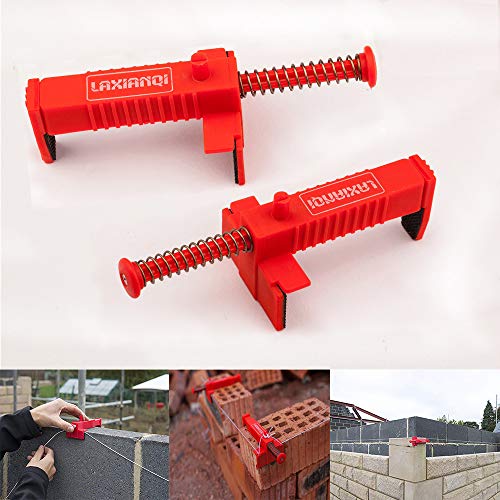 Tom tool 8,9-11,9 cm Brick Line Clips Line Runners Rot Kunststoff Schnurhalter von Tom tool