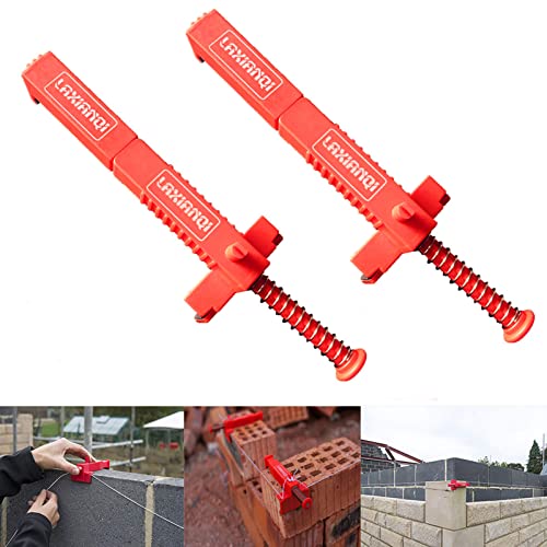 Tom tool LXQ Verlängerte Ziegelschnur-Clips, 15-18 cm, paarweise, Orange Tom tool LXQ Verlängerte Ziegelschnur-Clips, 15-18 cm, paarweise, Orange von Tom tool