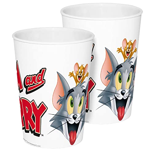 Tom & Jerry Trinkbecher 2er Set 330ml von Tom & Jerry