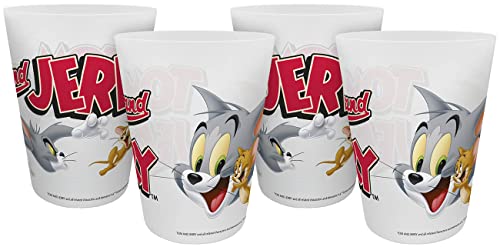 Trinkbecher Tom & Jerry 4er Set 300ml von Tom & Jerry