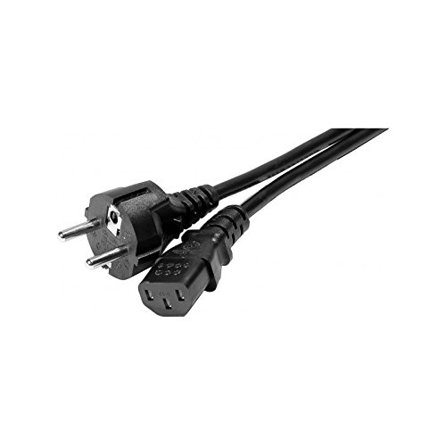 Tecline 808011. 1.8 m schwarz Kabel Stromkabel von TomTrend