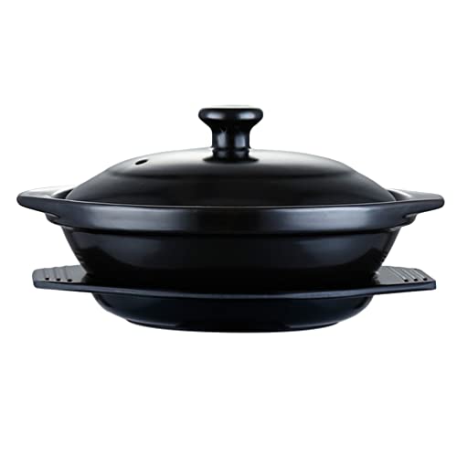 Earthen Pot Tonkasserolle Kochgeschirr: hitzebeständiger Ton Kochtopf Chinesischer Keramik Herd Suppentopf Gesunder Eintopf für Zuhause Küche 610 ml Earthen Pot Tonkasserolle Kochgeschirr: hitzebeständiger Ton Kochtopf Chinesischer Keramik Herd Suppentopf Gesunder Eintopf für Zuhause Küche 610 ml von Tomaibaby