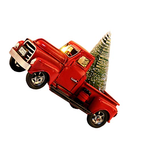 Tomaibaby Weihnachtsautoschmuck Retro Antike Eisenkunst Rote LKW-Figuren Skulptur Foto Requisite mit Weihnachtsbaum Modell Urlaub Desktop- für Home Office Tomaibaby Weihnachtsautoschmuck Retro Antike Eisenkunst Rote LKW-Figuren Skulptur Foto Requisite mit Weihnachtsbaum Modell Urlaub Desktop- für Home Office von Tomaibaby