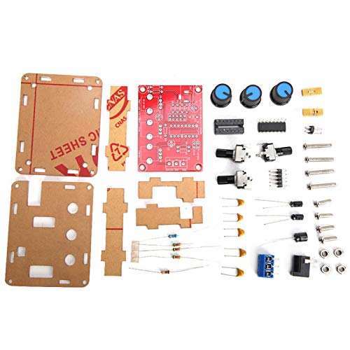 Funktionsgenerator 1HZ-1MHZ Signalgenerator DIY-Kit für Wasserschutzprojekte für die Industrie für Eimer(Spare Parts + Shell + Manual) von Tomanbery
