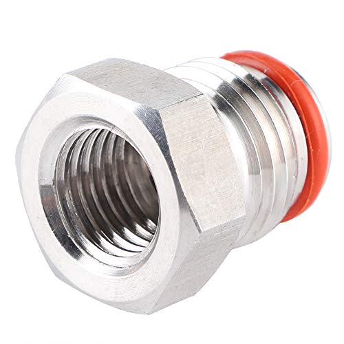 Bierhahn-Adapter, 1/4-Zoll-Innengewinde, 19/32-Zoll-18-Gewinde, Edelstahl, robuster Bierkupplungsadapter für Keg-Hardware von Tomantery