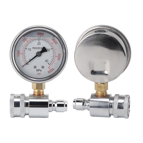 Tomantery 3/8 Druckwaschmaschinengas, Haltbarer Edelstahl -Verschleiß Resistent bei Hoher Effizienzhöhe des Hohen Effizienzdruckgas ohne Beschädigung für die Sediment -Extraktion von Tomantery