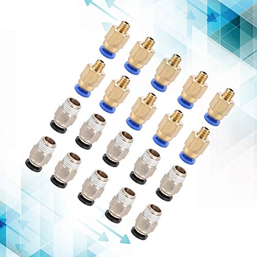 Tomantery PC4-M10 Pneumatic Connector, Gerade Pneumatische Anpassungs Hohe Festigkeit für Bowden-Extruder Tomantery PC4-M10 Pneumatic Connector, Gerade Pneumatische Anpassungs Hohe Festigkeit für Bowden-Extruder von Tomantery