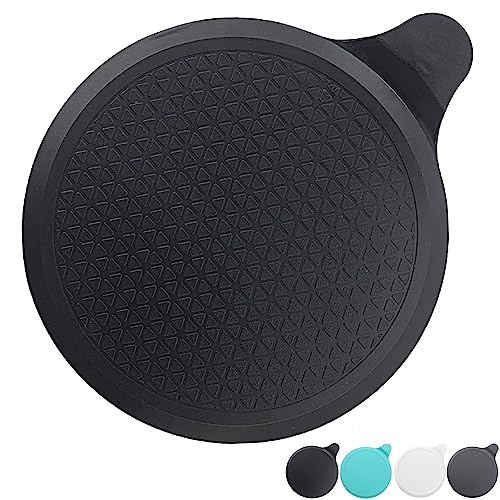 Tomario 6" Extra große Silikon Waschbecken Stopfen, Universal Dusche Drain Tub Plug für Dusche Bad Küchenspüle Waschbecken, Schwarz von Tomario