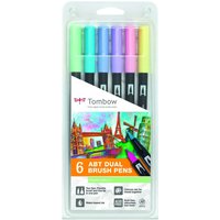 Tombow Brush-Pens Mehrfarbig 0.8 + 3.3 mm von Tombow