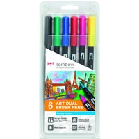 Tombow Brush-Pens Mehrfarbig 0.8 + 3.3 mm von Tombow