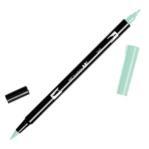Tombow ABT-243 Fasermaler Dual Brush Pen mit zwei Spitzen, mint, 1 Stück (1er Pack) Tombow ABT-243 Fasermaler Dual Brush Pen mit zwei Spitzen, mint, 1 Stück (1er Pack) von Tombow