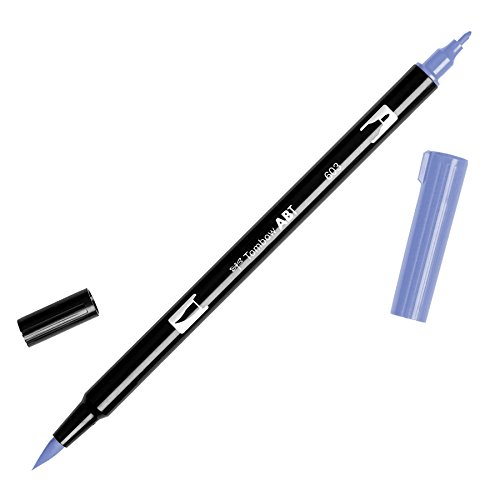 Tombow ABT-603 Fasermaler Dual Brush Pen mit zwei Spitzen, periwinkle von Tombow