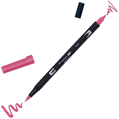 Tombow ABT-743 Fasermaler Dual Brush Pen mit zwei Spitzen, hot pink Tombow ABT-743 Fasermaler Dual Brush Pen mit zwei Spitzen, hot pink von Tombow